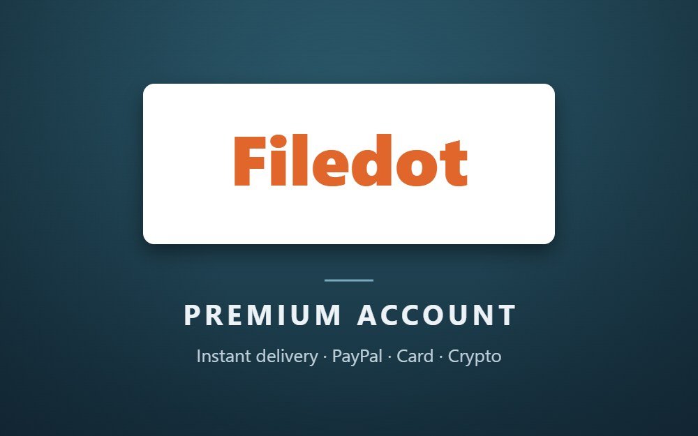 Filedot Premium account
